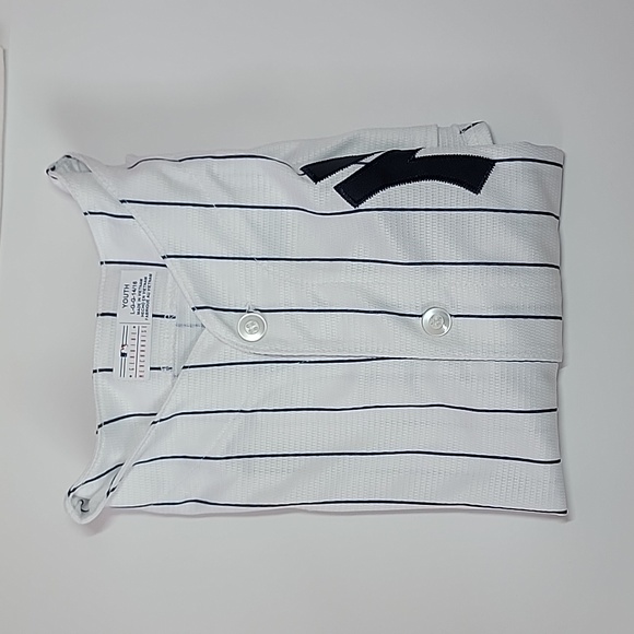 GENUINE MERCHANDISE YANKEES MAJOR LEAGUE BASEBALL YOUNT JERSEY/ L (14/16) - Picture 8 of 10